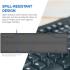 Philips K234 USB Wired Keyboard for PC Laptop Desktop Computers | 104 Keys with Numeric Keypad- Black